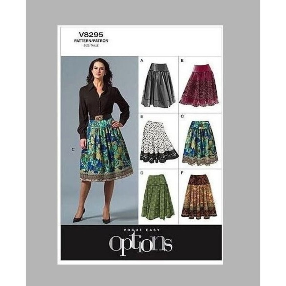Vogue Sewing Pattern 8295 Skirt Misses Petite Size 6-12